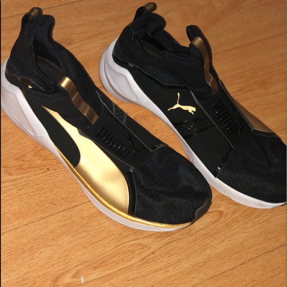 puma fierce black and gold